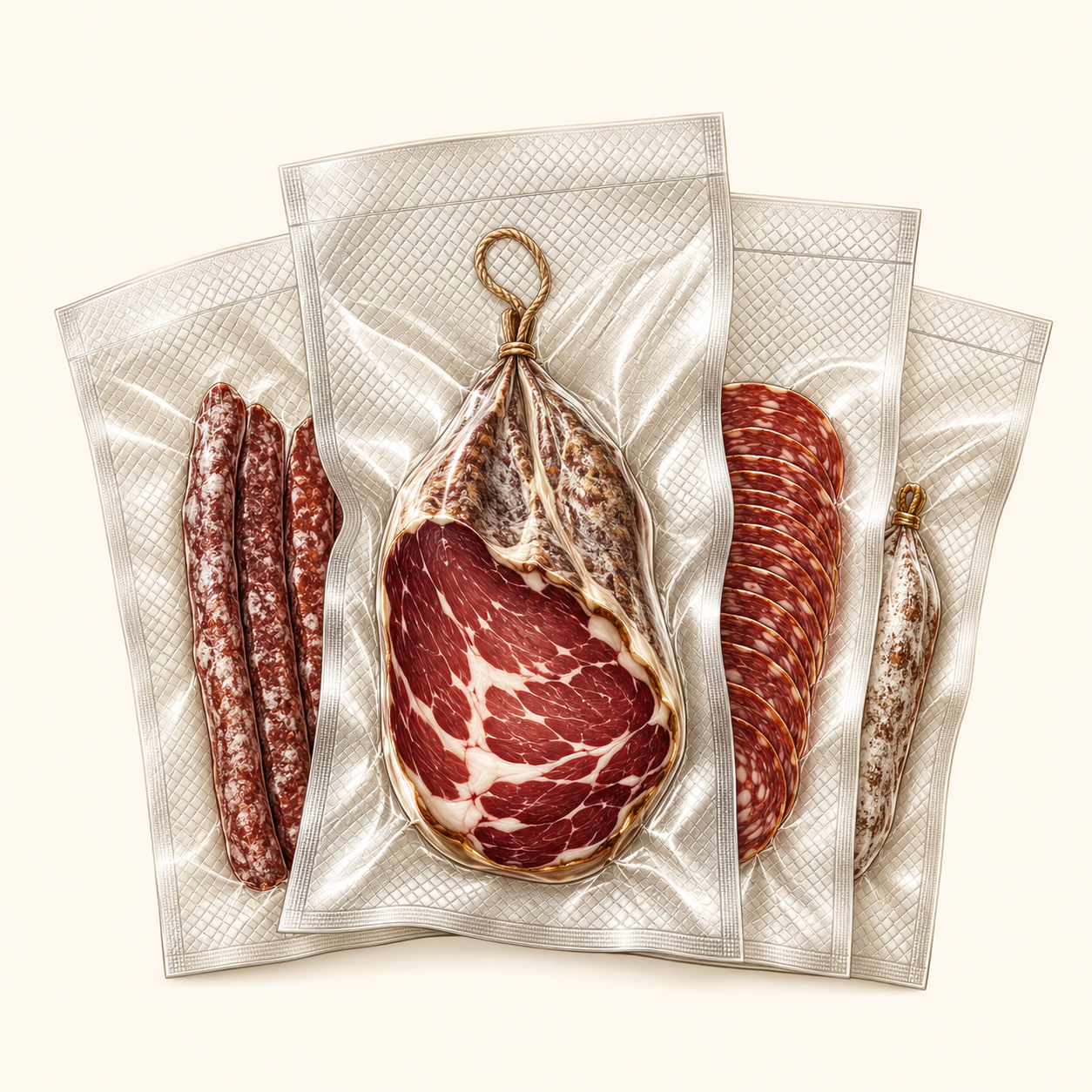 Sacs sous vide gaufrés